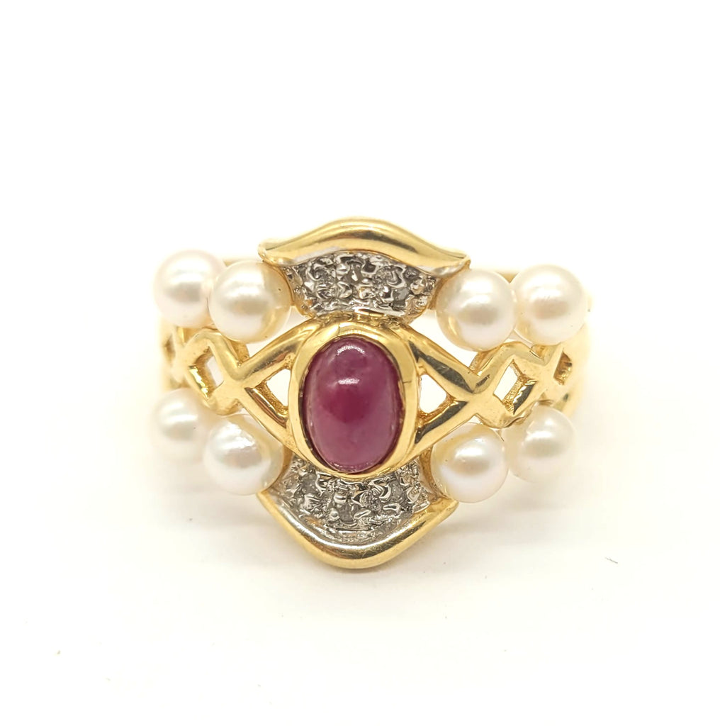 New Ruby and Pearl Ring - Dick's Pawn Superstore