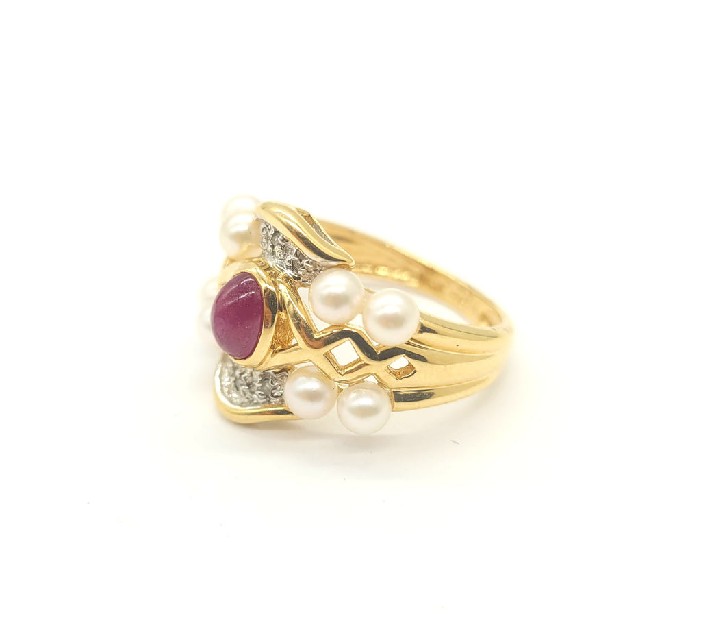 New Ruby and Pearl Ring - Dick's Pawn Superstore