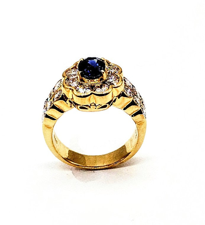 18 k SAPPHIRE RING - Dick's Pawn Superstore