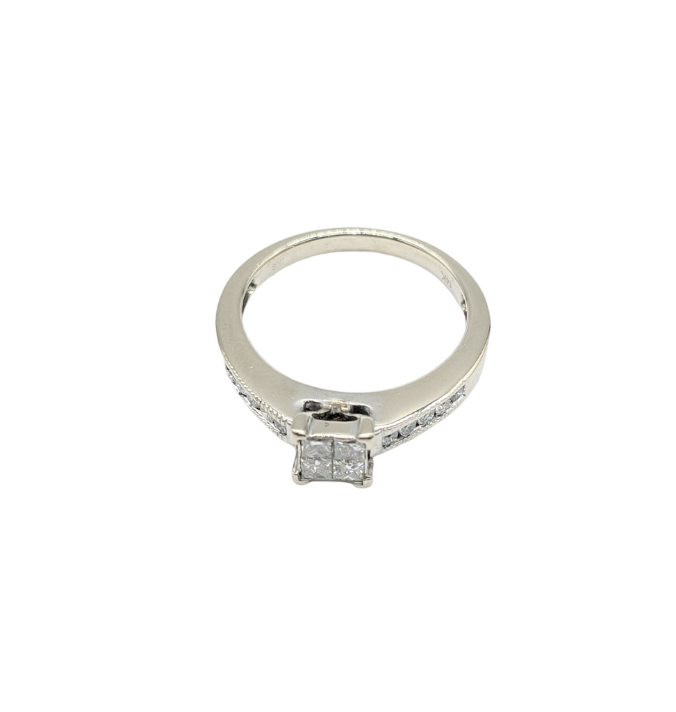 3/4 Carat Total Weight Diamond Quadratic Ring - Dick's Pawn Superstore