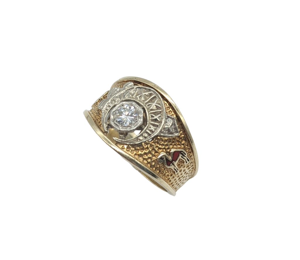 30 Point Total Weight Diamond Shriners Ring - Dick's Pawn Superstore