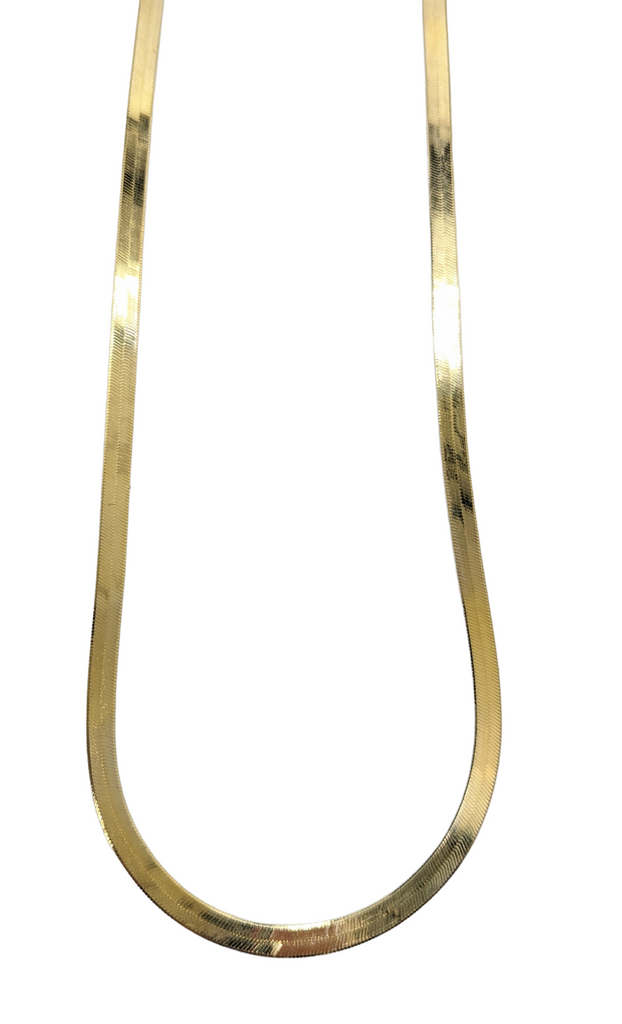 14 Karat Gold Herringbone Necklace - Dick's Pawn Superstore