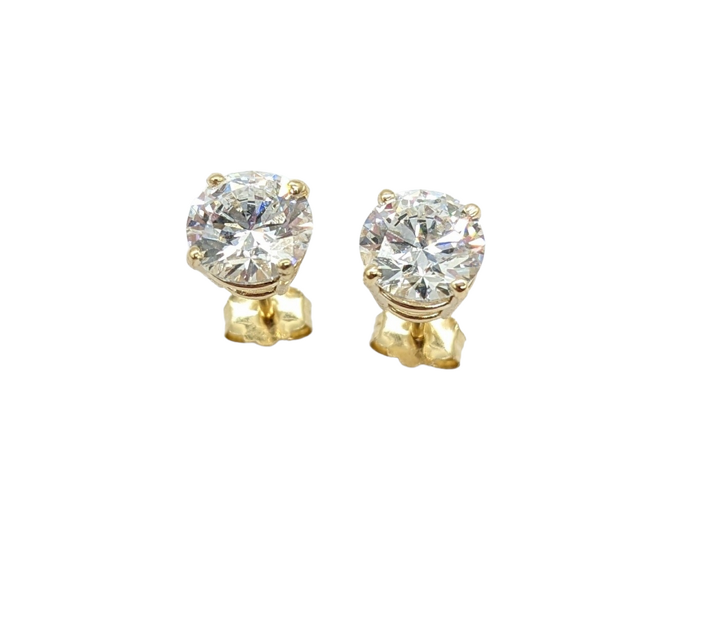 *New* 2.06 Carat Total Weight Lab Grow Diamond Stud Earrings - Dick's Pawn Superstore