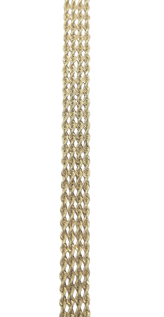 14 Karat Gold 4 Row Rope Bracelet - Dick's Pawn Superstore