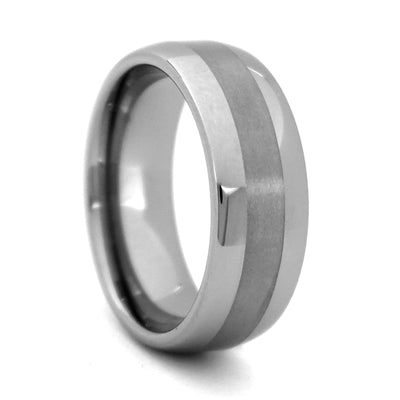 Comfort Fit Domed 8mm Tungsten Carbide Wedding Ring - Dick's Pawn Superstore