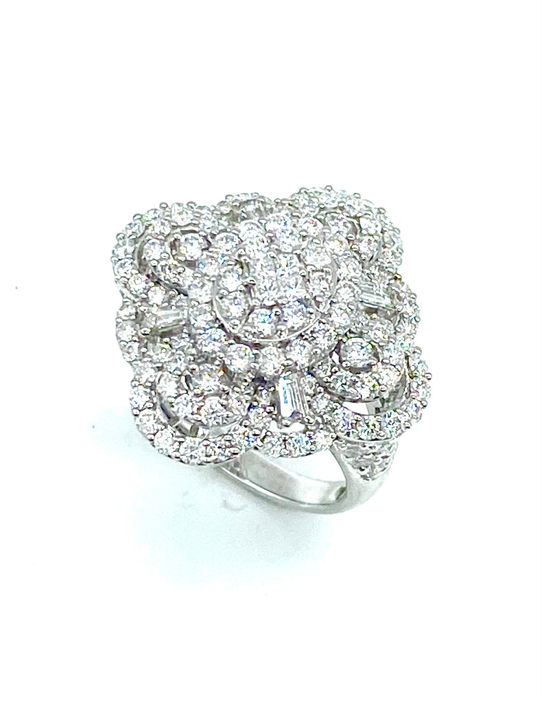Diamond Cluster Halo Fashion Ring - Dick's Pawn Superstore