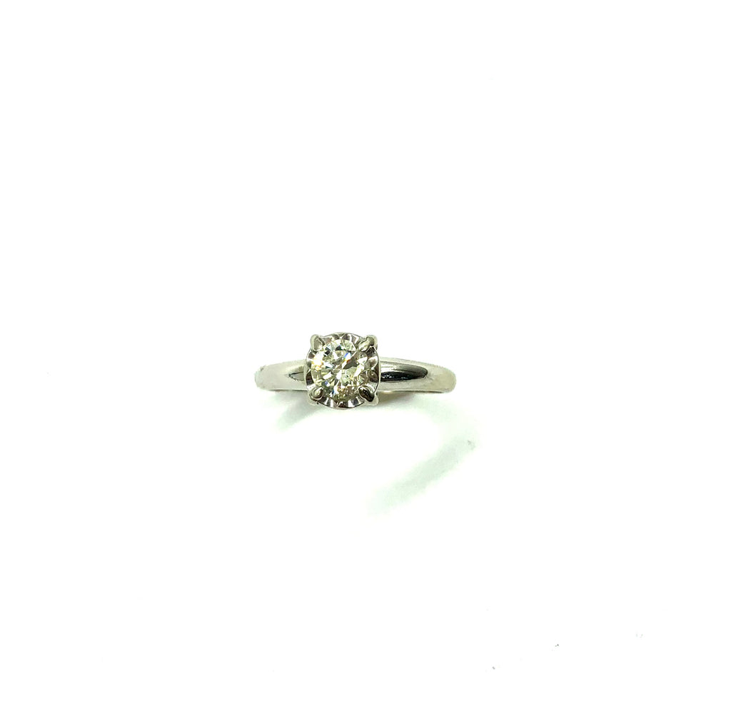 40 Ptw Diamond Solitare Illusion Ring - Dick's Pawn Superstore